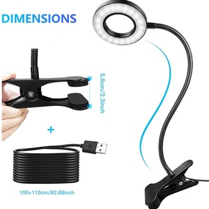 Factory Direct Portable Mini <b>USB</b> <b>LED</b> Desk Lamp Modern Design with Flexible Arm for Book Reading Magnification DC Power Supply - Product Image 4