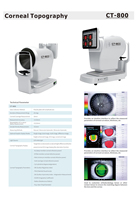 Equipo Oftalmológico para Clínica Oftalmológica, Topografía Corneal, Analizador de Refracción Corneal, Sistema de Mapeo