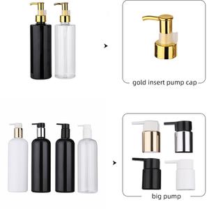 Hot Sale 300ml 10oz 17oz Sloping Shoulder PET Plastic Pump Bottle for <b>Shampoo</b> <b>Shower</b> Gel Body Lotion - Product Image 1