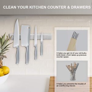 Porte-<span class=keywords><strong>couteaux</strong></span> magnétique mural en acier inoxydable Vente à chaud <span class=keywords><strong>Couteaux</strong></span> <span class=keywords><strong>de</strong></span> <span class=keywords><strong>cuisine</strong></span> Accessoires - Product Image 5
