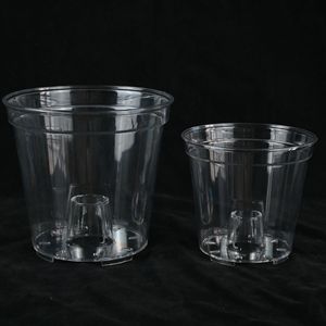 กระถางต้นไม้พลาสติกใส PET เป็นมิตรกับสิ่งแวดล้อม สำหรับใช้ในร่มและสวน - Product Image 3