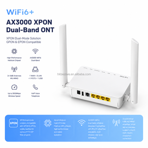 เราเตอร์ ONU แบบ Dual-Band WiFi6+ AX3000 XPON พร้อมชิปเซ็ต Hisilicon 1 WAN 3 LAN 1 POTS 1 พอร์ต USB สำหรับเครือข่าย FTTH ISP - Product Image 1