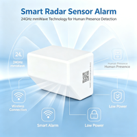Détecteur de présence humaine 4G LTE ED718 24 GHz, capteur d'alarme à ondes millimétriques pour la surveillance intelligente des personnes âgées