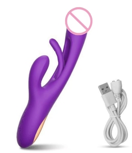Leistungsstarker Flatternder <span class=keywords><strong>Vibrator</strong></span> in Hasenform 10 Frequenzen 100% Wasserdicht Medizinisches Silikon für G-Punkt Weibliche <span class=keywords><strong>Masturbation</strong></span> Paare - Product Image 2