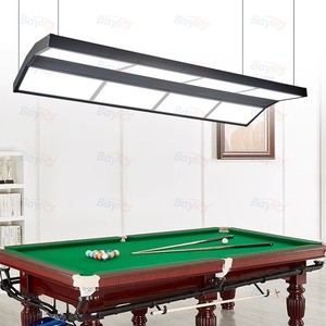 <span class=keywords><strong>Luminaire</strong></span> suspendu linéaire pour <span class=keywords><strong>table</strong></span> de <span class=keywords><strong>billard</strong></span> LED, anti-éblouissement, pour salles de <span class=keywords><strong>billard</strong></span> et de snooker commerciales - Product Image 5