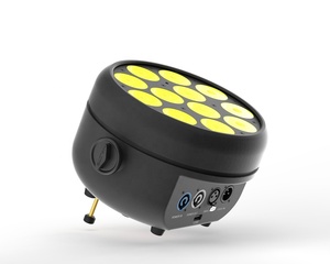 DJ Wedding UP Lighting 12 LED RGBW Stage Par Light <span class=keywords><strong>Free</strong></span> Standing DMX512 Beam Party Dj <span class=keywords><strong>Disco</strong></span> Party luces con control remoto IR - Product Image 2