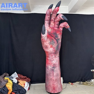 Grande main <span class=keywords><strong>de</strong></span> monstre gonflable d'horreur, bras <span class=keywords><strong>de</strong></span> diable sanguin gonflable effrayant pour la décoration <span class=keywords><strong>de</strong></span> fête d'Halloween et <span class=keywords><strong>de</strong></span> maison hantée - Product Image 6