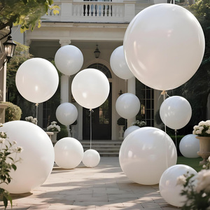 Ballons en latex de haute qualité, grands, géants, pour anniversaires, mariages, baby showers, anniversaires de mariage, décorations de fête, ballons en latex de 36 pouces - Product Image 1