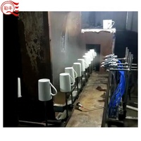 Ligne de production automatique de revêtement UV avec contrôle PLC pour substrats en plastique et en verre, machine de pulvérisation, de durcissement et de séchage