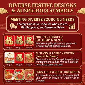 Custom Chinese 2027 <strong>Calendars</strong> Traditional Chinese <strong>Calendar</strong> Custom Printing Factory 2027 Zodiac Goat Wall <strong>Calendar</strong> Wholesale - Product Image 3