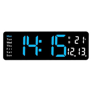 Reloj Minimalista de Pared y Mesa para Sala de Estar con Letra Grande, Reloj Electrónico, Múltiples Alarmas y Multifunciones - Product Image 3