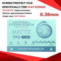 Película Protectora de Pantalla Específica para Pantallas Planas, TPU EPU HD Mate, Engrosada, Resistente a Impactos, Flexible
