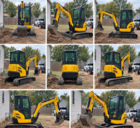 Mini Excavator 3.5 Ton 2 Ton 1 Ton Mesin Kubota Epa Alat Penggali Kebun Pertanian Rumah Tangga Excavator Kecil Harga Mini Excavator Crawler