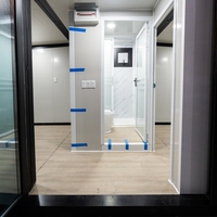 Maison conteneur mobile écologique extensible de 10 pieds, préfabriquée, modulaire, pliable, pour bureau à domicile, prête à être expédiée