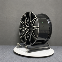 Jantes forgées personnalisées en Y, finition noir brillant usiné, 17-24 pouces, 5x112 5x114.3 5x120 pour BMW X5 Audi Q7 Mercedes GLE