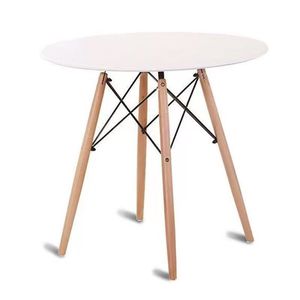 Hot Bán Bắc Âu Thiết Kế Hiện Đại Convertible MDF Bằng Gỗ Hàng Đầu Bàn Ăn Tulip Cơ Sở Cho Nhà Nhập Khách Sạn Không Gian Nhỏ Nhà Máy - Product Image 1