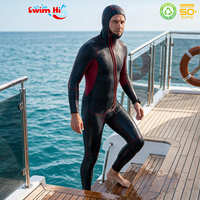 Combinaison de plongée intégrale professionnelle pour homme en néoprène 3mm 5mm, équipement de sports nautiques pour eaux froides, vente en gros ODM