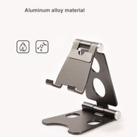 Vente en gros de support mobile portable en aluminium et métal support pour téléphone portable compatible avec support rotatif pour tablette