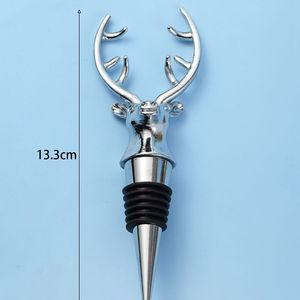 Deer Head Wine Stopper Zinc Alloy <b>Sealing</b> Bottle Plug For Wine Bottles - Product Image 4