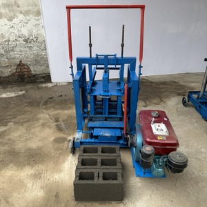 Máy làm gạch xi măng tự động di động nhỏ nhất với hai khối tùy chọn đầu tư thấp - Product Image 6