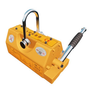 Prix usine 600kg ~ 10 tonnes poussoirs magnétiques permanents ferraille aimant poussoir manuel adsorption plaque d'acier fabricant de qualité - Product Image 1