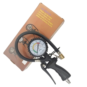 Manómetro para Inflar Neumáticos con Válvula de Aire, 100 psi, Nuevo Diseño, Manómetro Digital para Inflar Neumáticos - Product Image 1