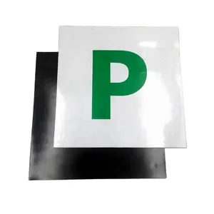 L And P Plates Magnetic Learner New Pass Drivers Plates Full Back Rubber  Magnet