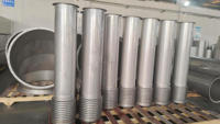 Tubería corrugada de acero inoxidable, compensador corrugado de metal, utilizado para sistemas HVAC
