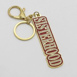Sisterhood Gold Friendship <b>Custom</b> Souvenir Rhinestone <b>Keychain</b> Luxury Designer - Product Image 1
