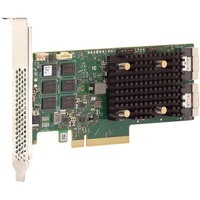 Carte contrôleur LSI, interface PCIe 4.0 X8, cache de 4 Go, ne prend pas en charge la batterie, puce SAS3916, 16 ports internes, 12 Gb/s SAS/SATA/NVMe