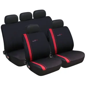 高品质通用黑色防水黑色红色全汽车座椅套