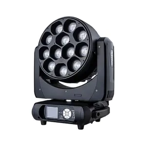 12x40W LED شعاع التكبير غسل رئيس متحرك