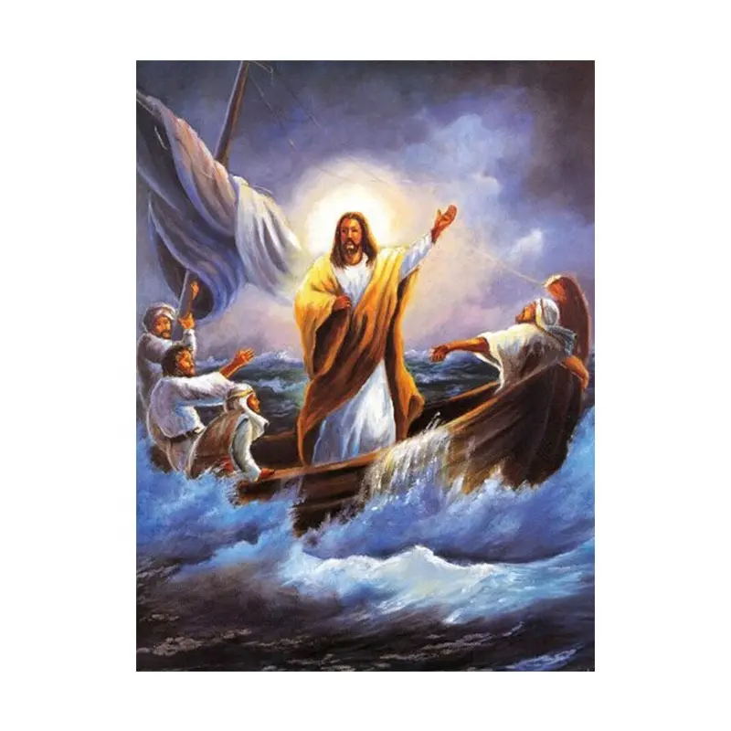 Pintura de diamante 5d personalizada Jesús y bebé AB taladro figura lienzo arte diamante bordado pintura para decoración de pared