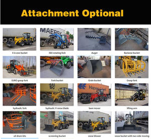 Wheel Loader Mini Ukuran Kecil Kapasitas Muatan 3000kg Buatan China dengan Joystick Mekanis Tunggal - Product Image 5