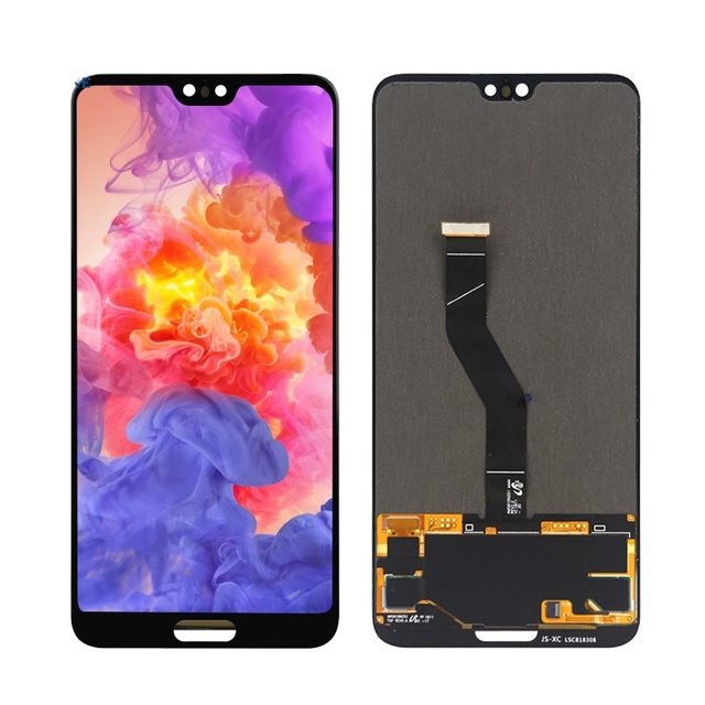 Original AMOLED Mobile Phone Lcds for HUAWEI P20 Pro Display Touch Screen With Frame and Fingerprint