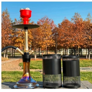 Portable Straight Type HOOKAH Accessories Charcoal Plastic Eco-Friendly Wind Cover Hollow Anti-Scalding Usa Mairun Model Usa 823 - Product Image 5