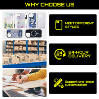 Coque mobile personnalisée 2-en-1 pour iPhone 17 16 15 14 13 Pro Max Sublimation 3D TPU + PC Coated Phone Cases