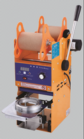 Machine de scellage de gobelets manuelle et automatique, scelleuse de gobelets à bulles commerciale pour les magasins de thé au lait, équipement de scellage de gobelets en plastique