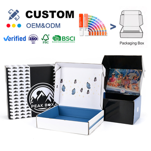 Bán buôn in bao bì hộp thân thiện với môi gửi thư vận chuyển hộp biểu tượng tùy chỉnh giấy các tông vận chuyển hộp bưu phẩm - Product Image 2