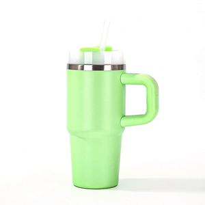 14oz <b>Kids</b> Stainless Steel Vacuum Insulated Cup with Straw Handle Portable Travel Beverage Mug - Product Image 4