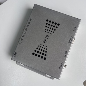 Lecteur RFID UHF à huit ports haute performance longue portée 860~960 MHz, mode tampon, protocole ISO 18000-6C, 0-15 m - Product Image 3