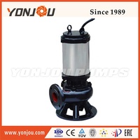 Pompe submersible pour eaux usées en acier inoxydable de type WQ pour le traitement des eaux usées 1HP-3HP certifiée CE