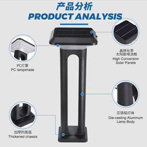 Lámpara Solar para Jardín, LED, Resistente al Agua, para Exteriores, Montaje en Suelo, Iluminación de Jardín, Patio, con 5 Años de Garantía - Product Image 4