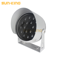 24W 36W 18W 2700K Extérieur LED Rond Projecteur Façade Extérieur Projecteur Corps Aluminium IP65 AC85-265/DC24V