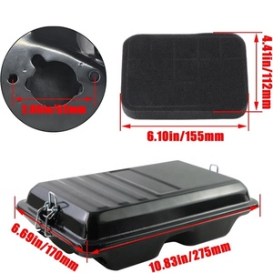 Caja de filtro de aire para generador de 5kw-9kw con carcasa de hierro, compatible con generadores GX240, GX270, GX340, GX390 - Product Image 1