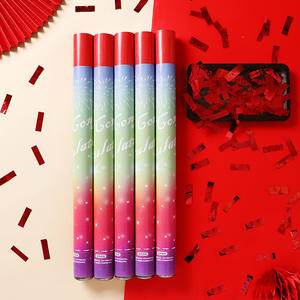 Colorato 60cm coriandoli cannone Popper coriandoli Shooter Party Popper per celebrazione laurea di <span class=keywords><strong>compleanno</strong></span> festa di capodanno - Product Image 2