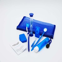 Kit de voyage orthodontique portable Haikedi – Comprend brosse à dents, fil dentaire, miroir buccal, cire orthodontique, minuteur – Vente directe usine