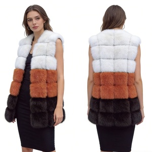 Zeyu New Autumn/Winter Eco-Friendly Breathable Faux Fur Vest Casual Women's <strong>Longline</strong> Korean-Style <strong>Waistcoat</strong>/Outerwear Single - Product Image 3