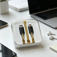 Kabel USB C ke 8PIN 27W Warna-warni Berbahan Zinc Alloy dengan Jalinan Kabel, Pengisian Cepat PD, Berlapis Perak, untuk iPhone 14, MacBook, Laptop, Multi Warna