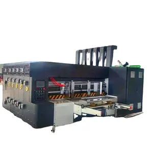 Machine automatique de découpe de Carton, machine de fabrication de boîte de carton, Machine d'impression de boîte de Carton de 4 couleurs